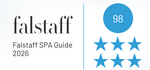 Falstaff SPA Guide 2026 con punteggio 98 e sei stelle
