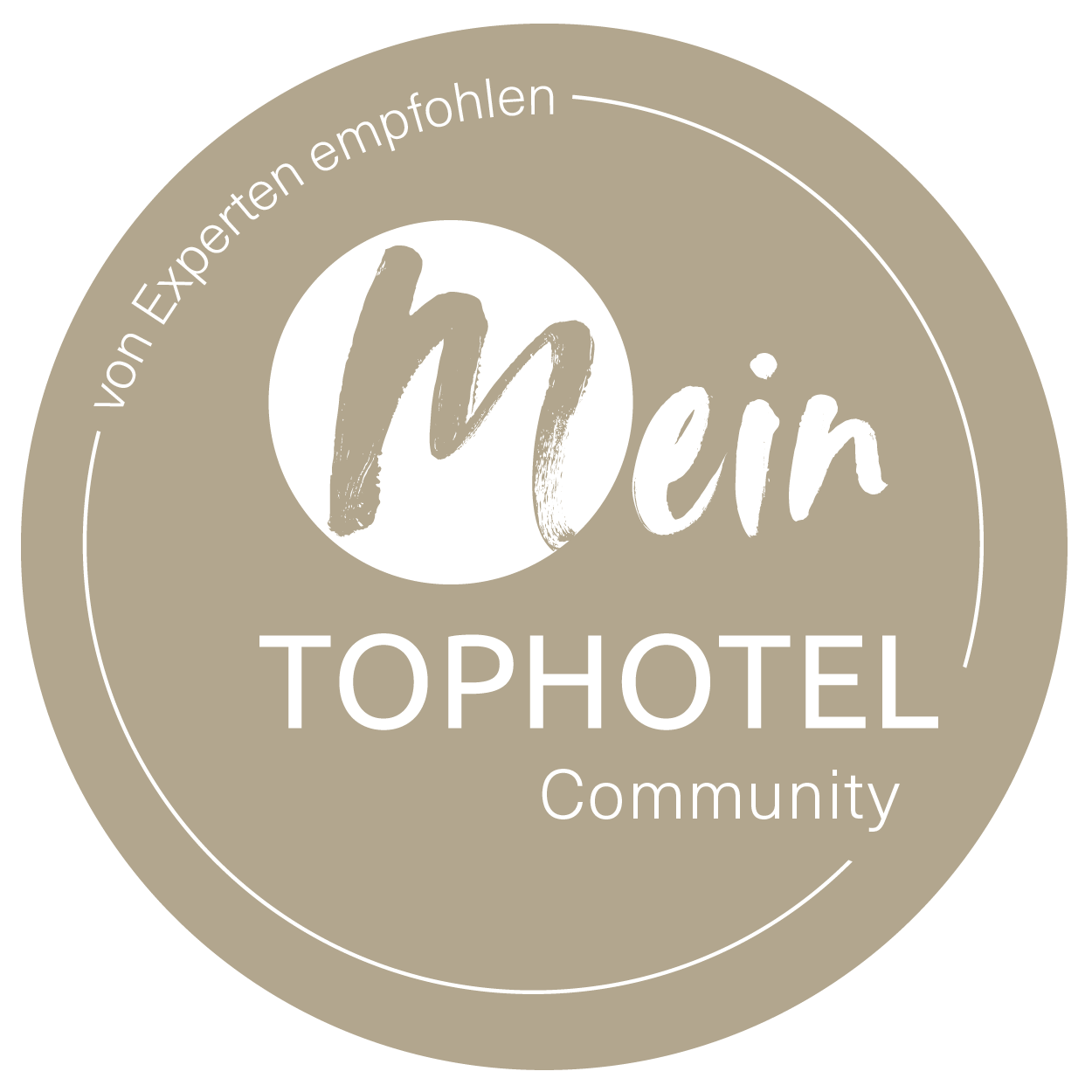 Logo della community Mein Tophotel con raccomandazione degli esperti
